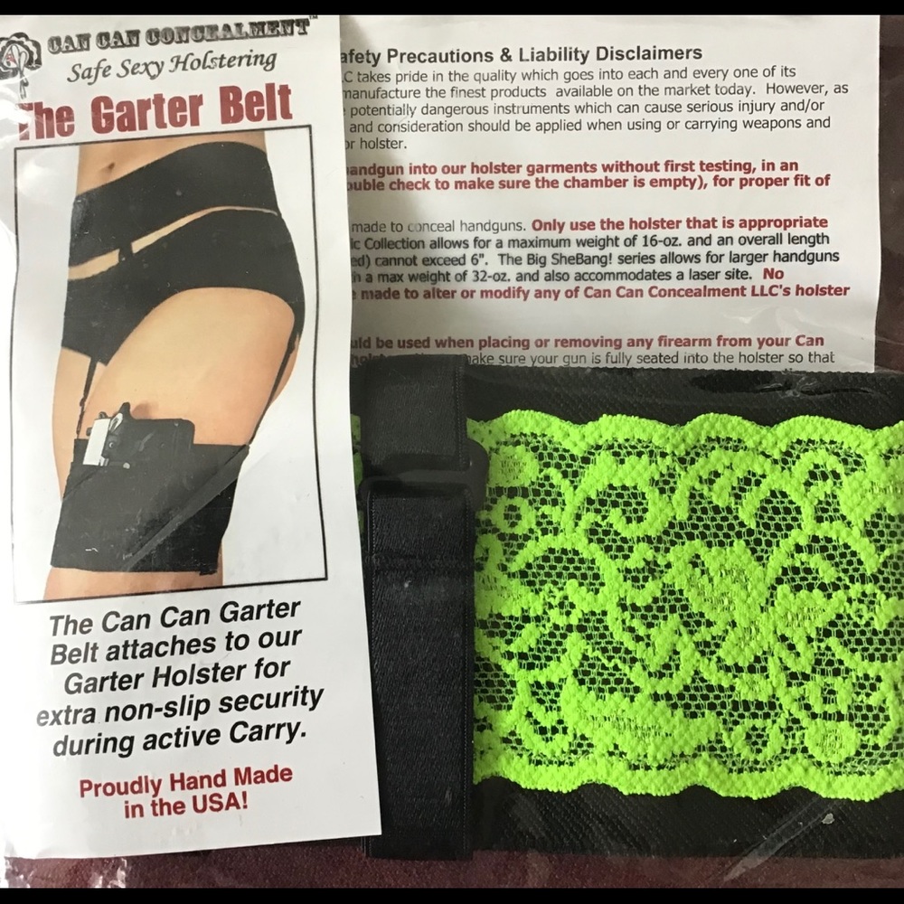 Can Can Concealment Garter Belt
